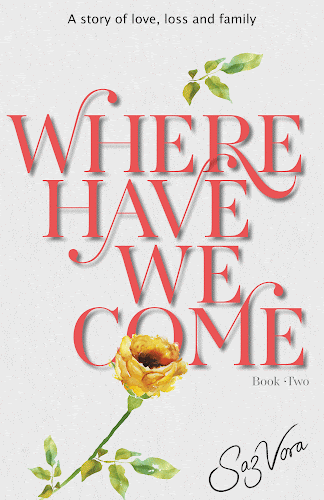 Book covers Saz Vora: My Heart Sings Your Song. Made In Heaven. Where Have We Come.