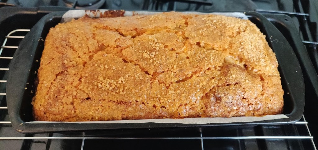 Pumpkin and ginger tea loaf