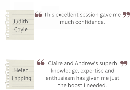 Two positive testimonials