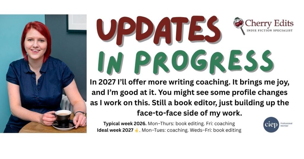 updates in progress: in 2027, I'll offer more coaching